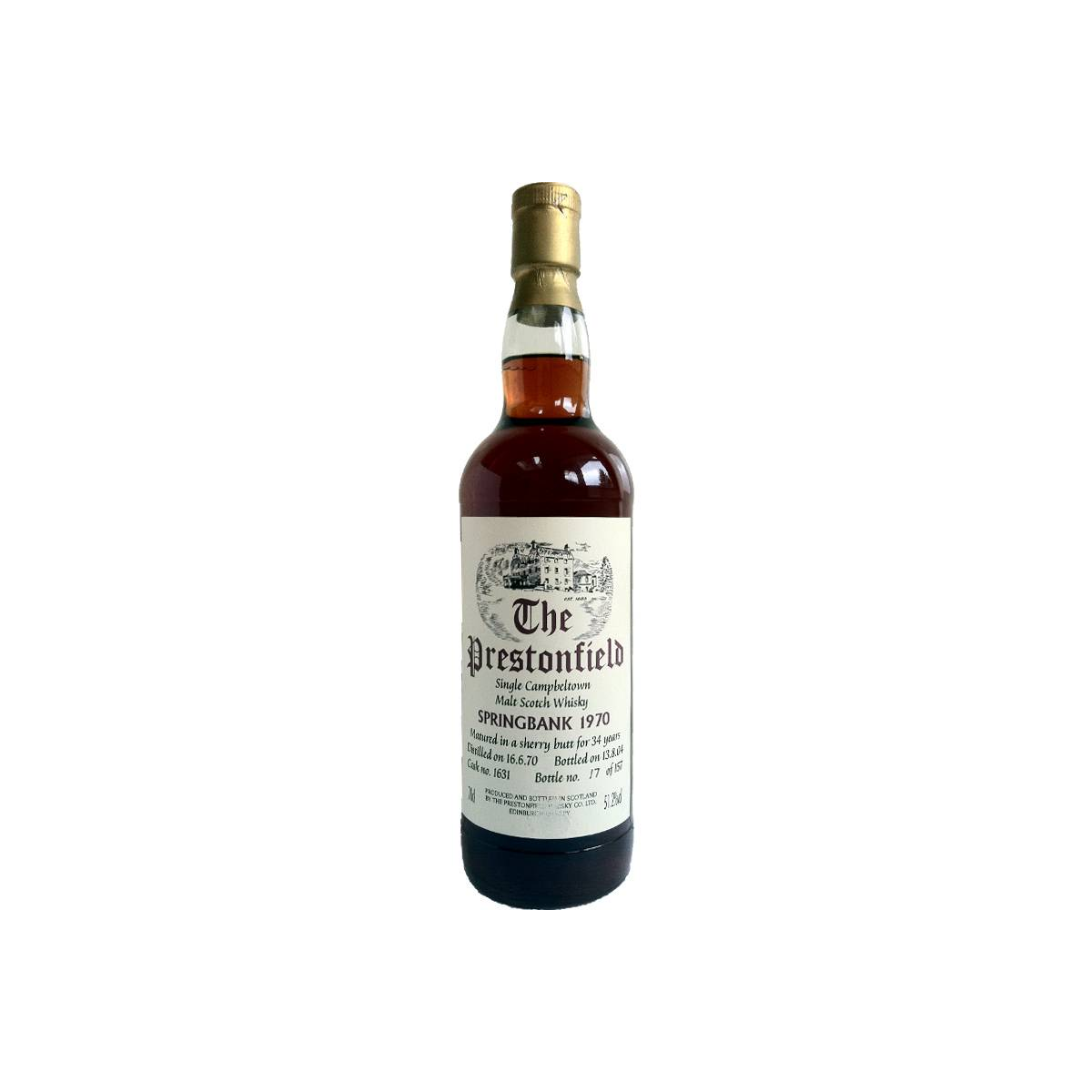 Springbank 1970 34 Years Single Malt Whisky