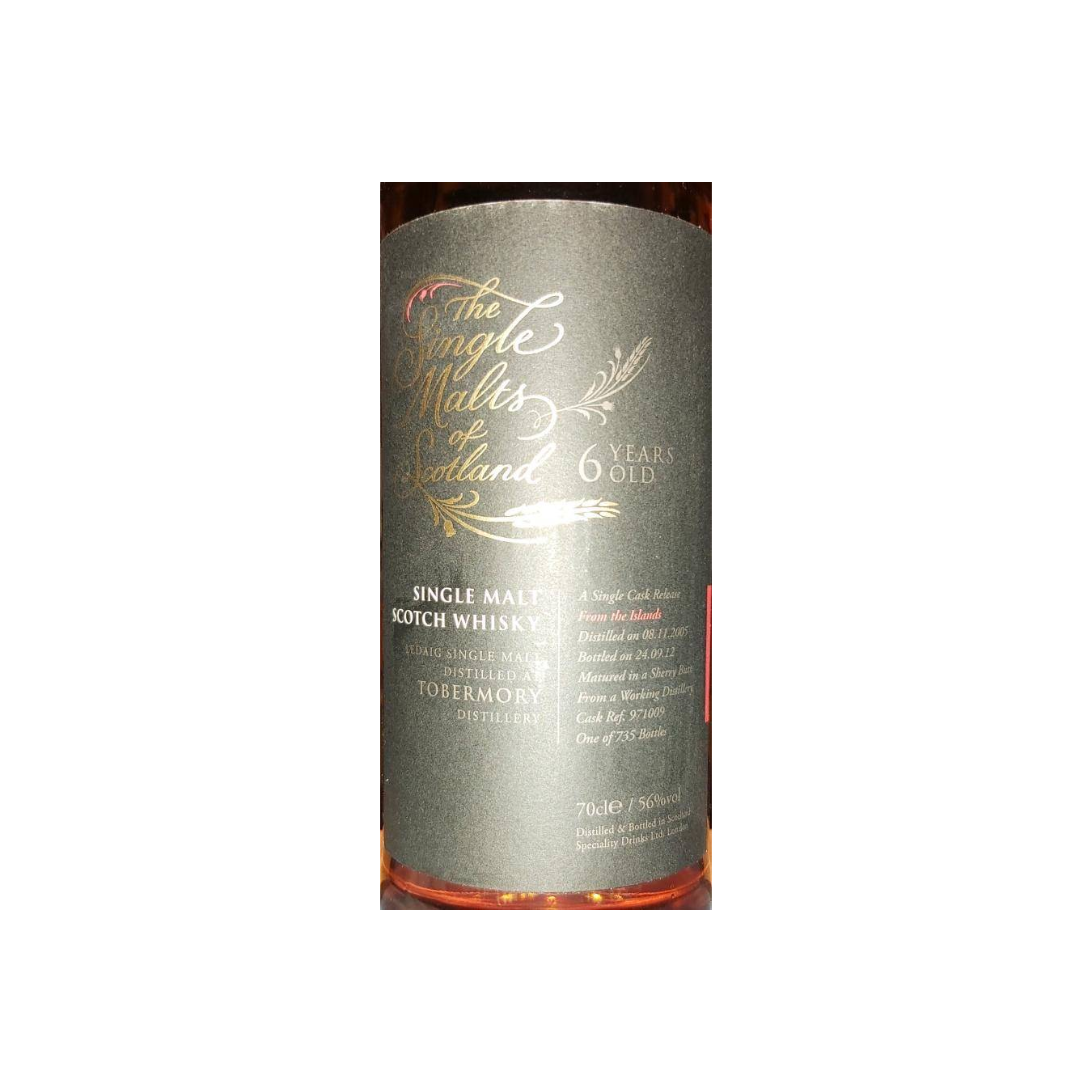 Tobermory The Single Malts of Scotland 2005 6 Years Single Malt Whisky 2
