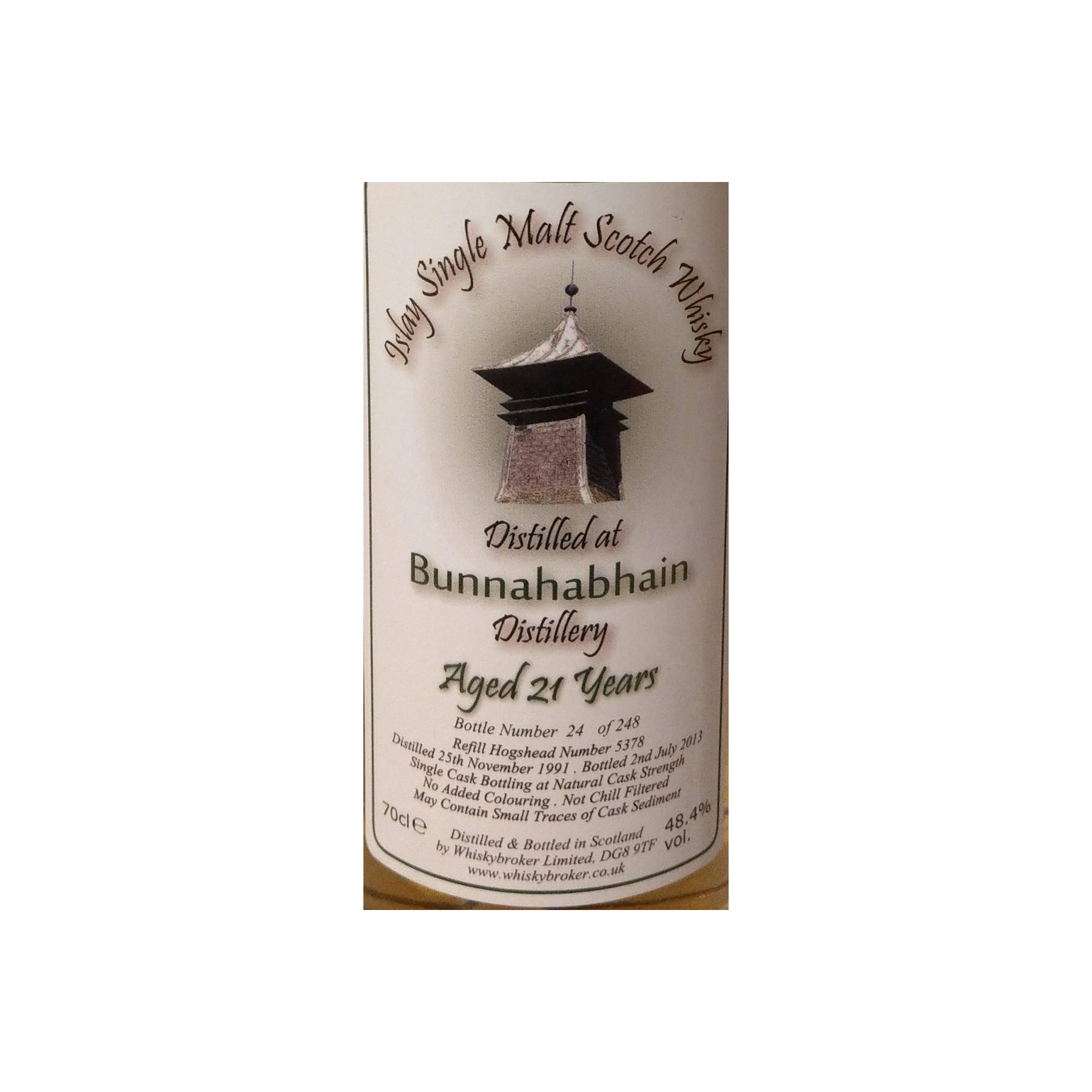 Bunnahabhain 1991 21 Years Single Malt Whisky 2