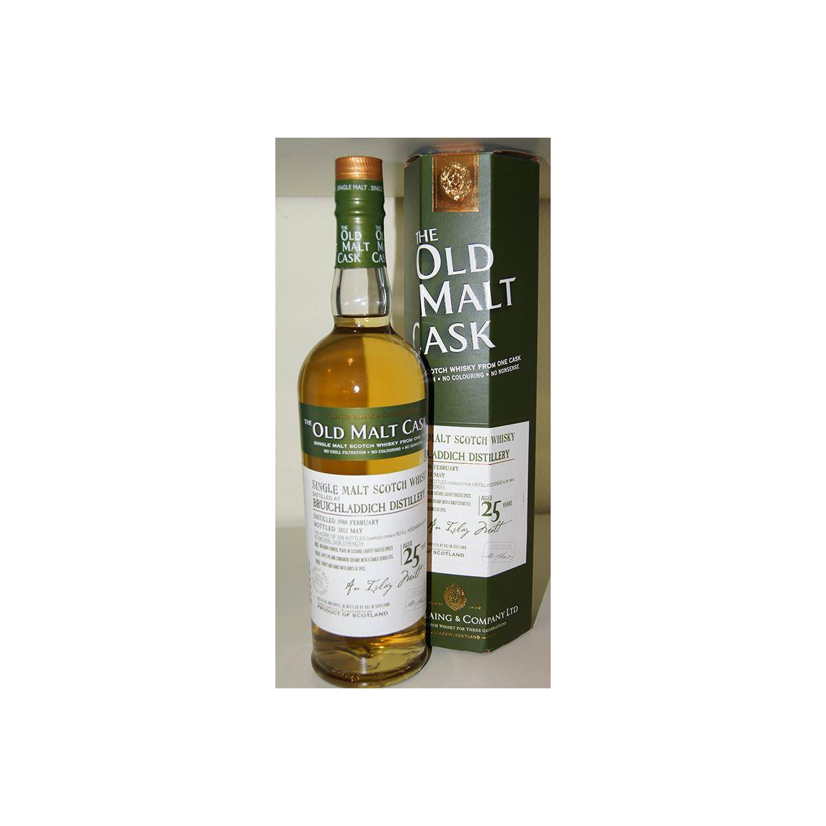 Bruichladdich Old Malt Cask 1988 25 Years Single Malt Whisky 2