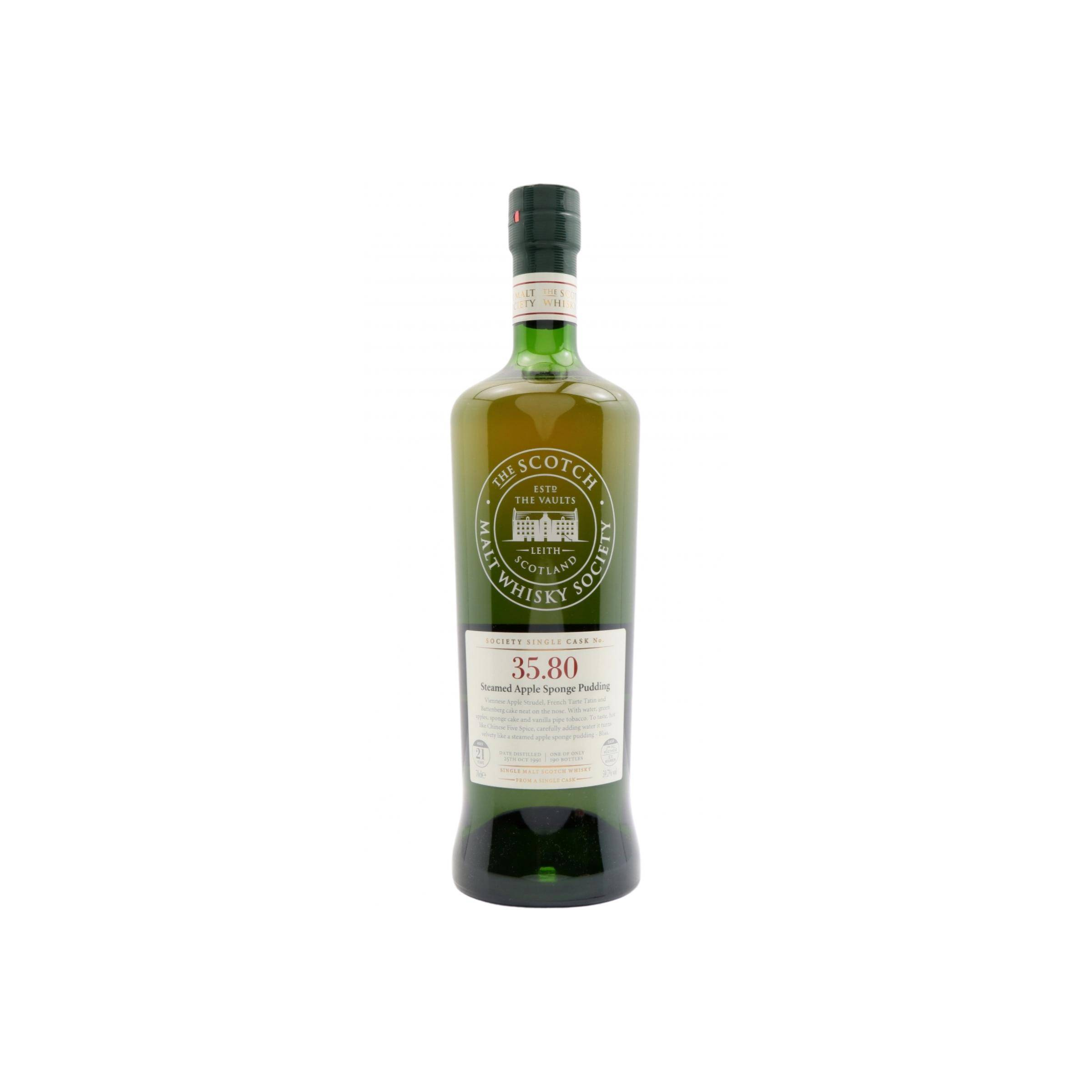 The Scotch Malt Whisky Society 1991 21 Years Single Malt Whisky