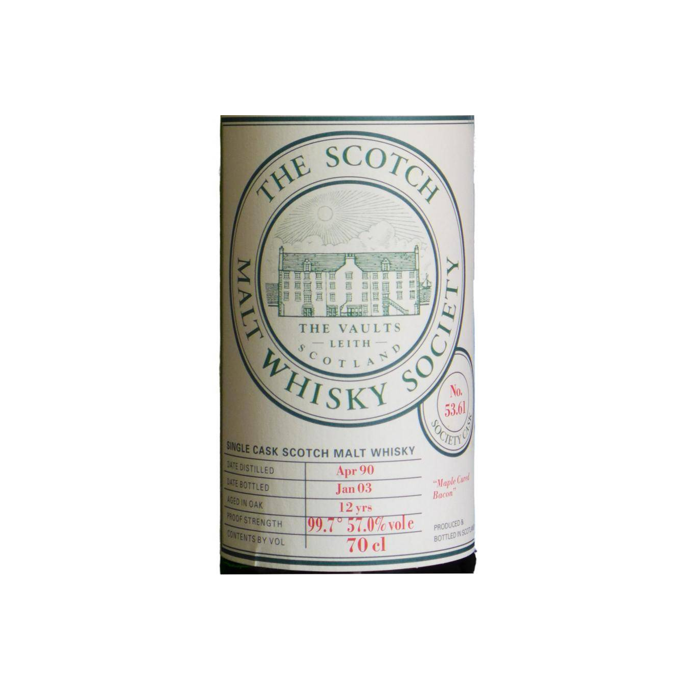 The Scotch Malt Whisky Society 1990 12 Years Single Malt Whisky