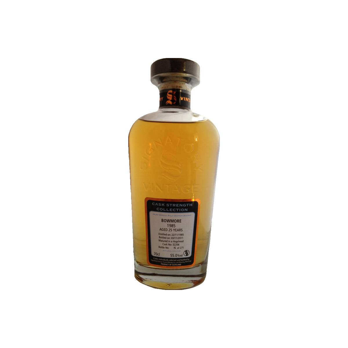 Bowmore Cask Strength Collection 1985 25 Years Single Malt Whisky