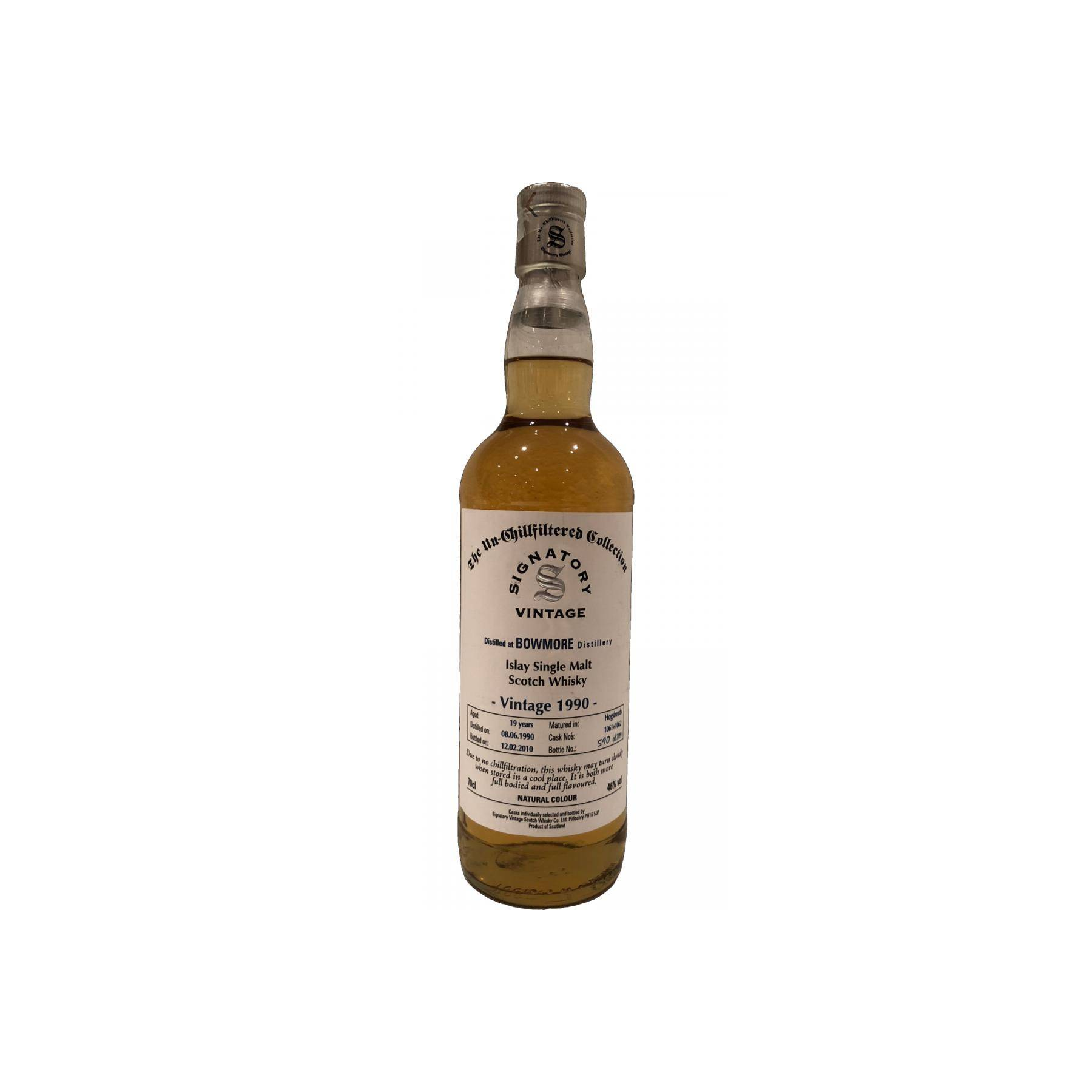 Bowmore The Un-Chillfiltered Collection 1990 19 Years Single Malt Whisky