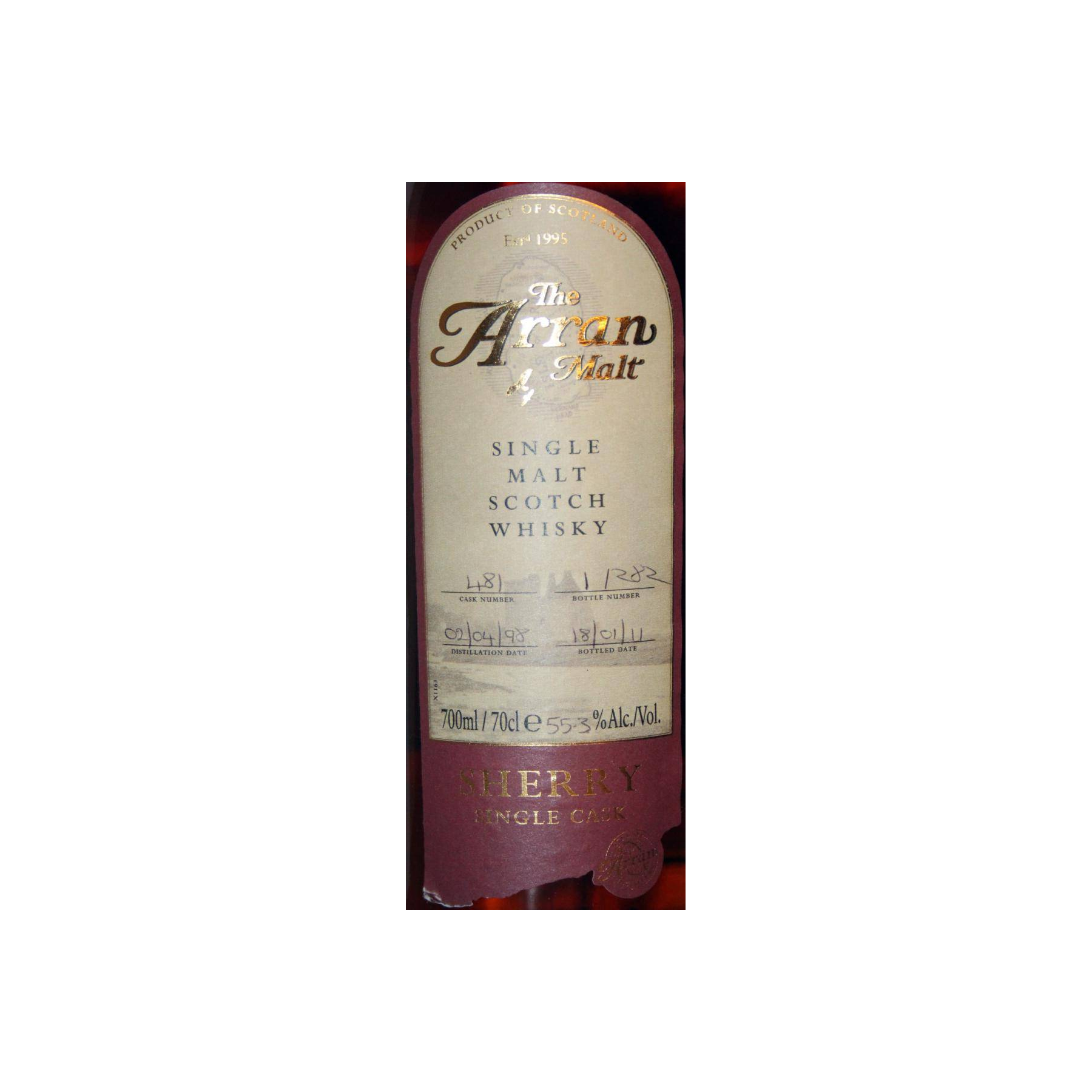 Arran 1998 12 Years Single Malt Whisky 2