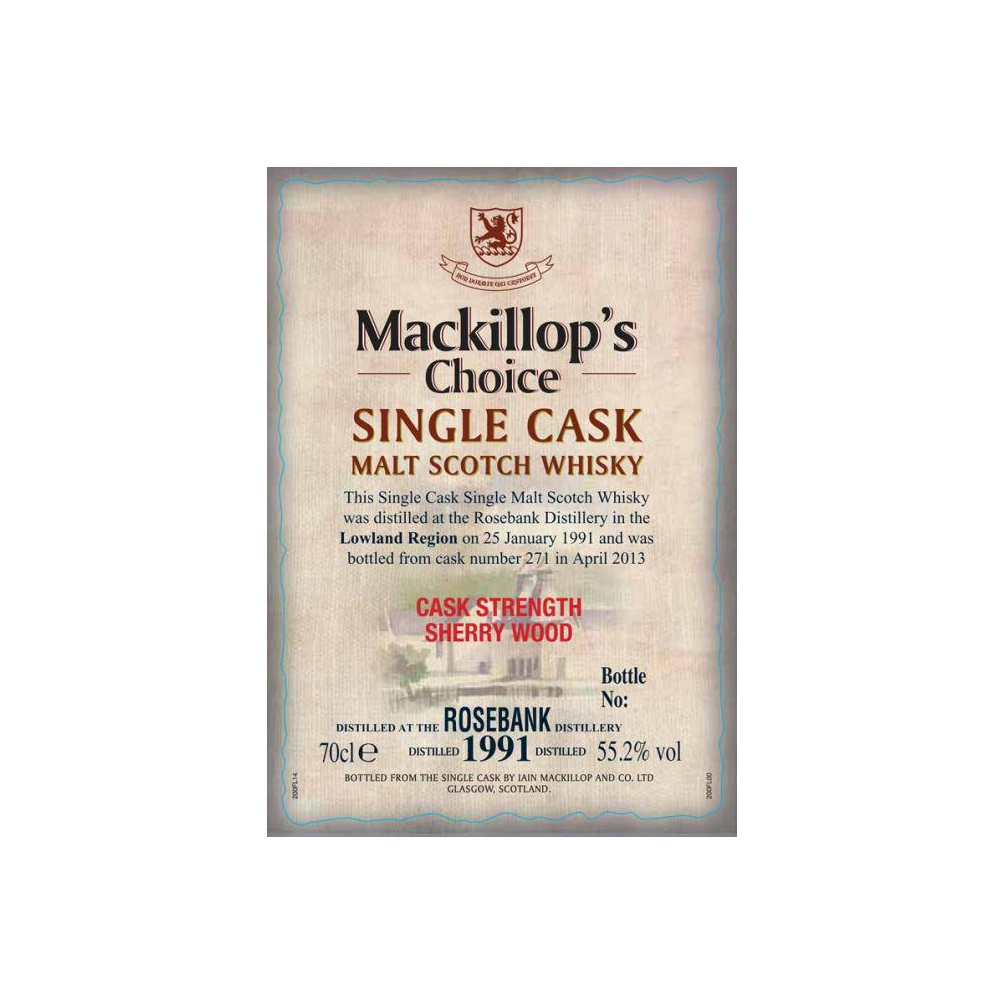 Rosebank 1991 22 Years Single Malt Whisky 2