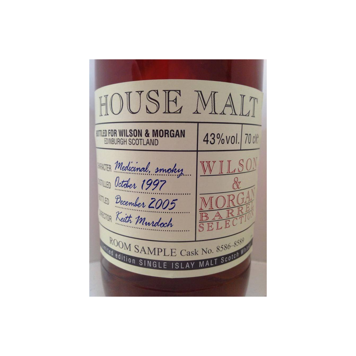 Wilson & Morgan 1997 8 Years Single Malt Whisky 2