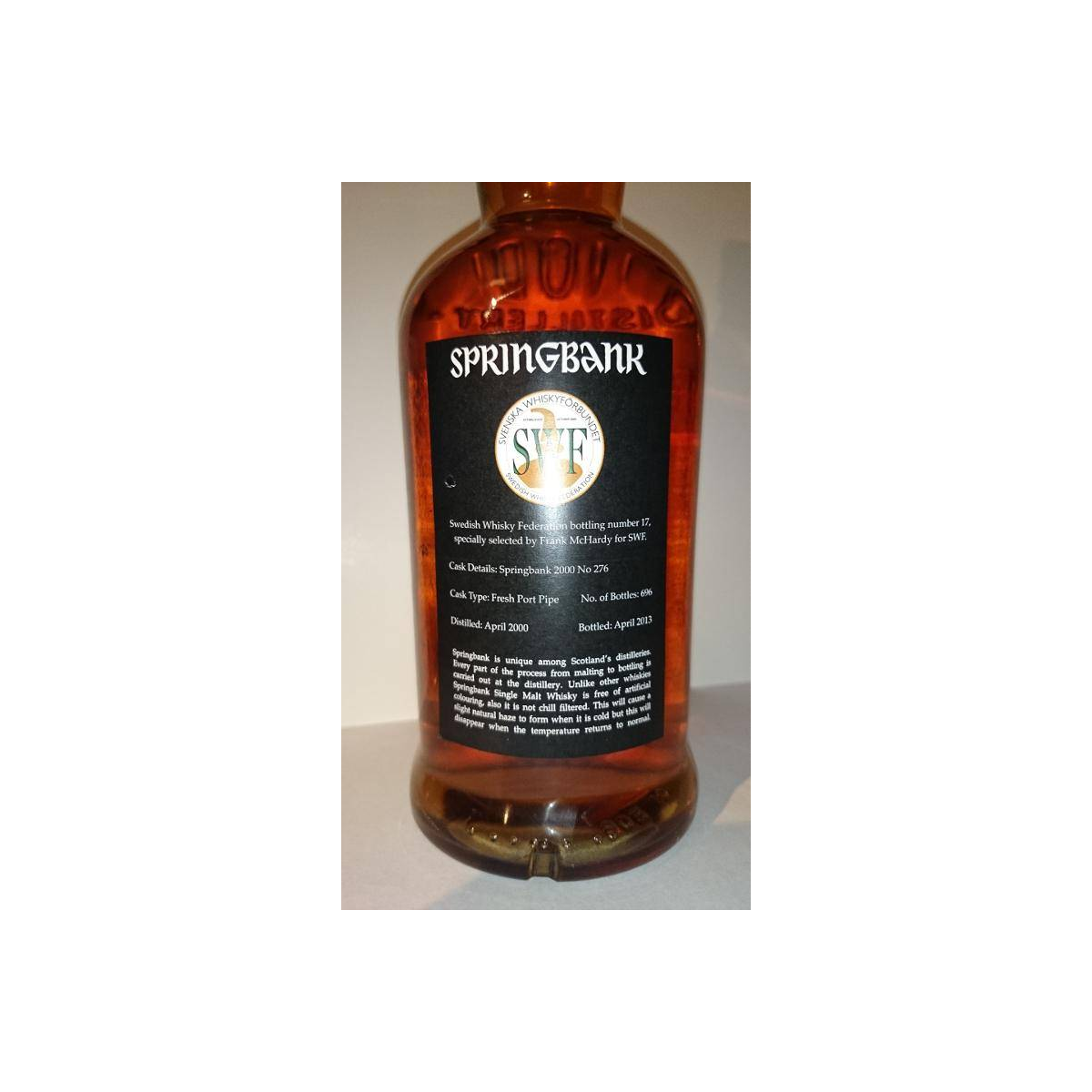 Springbank 2000 13 Years Single Malt Whisky 2
