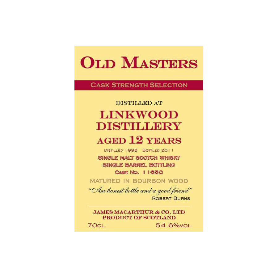 Linkwood 1998 12 Years Single Malt Whisky 2