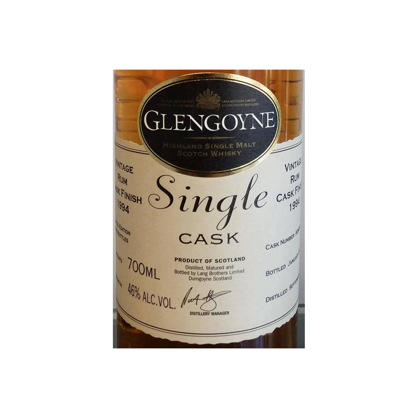 Glengoyne Single Cask 1994 12 Years Single Malt Whisky