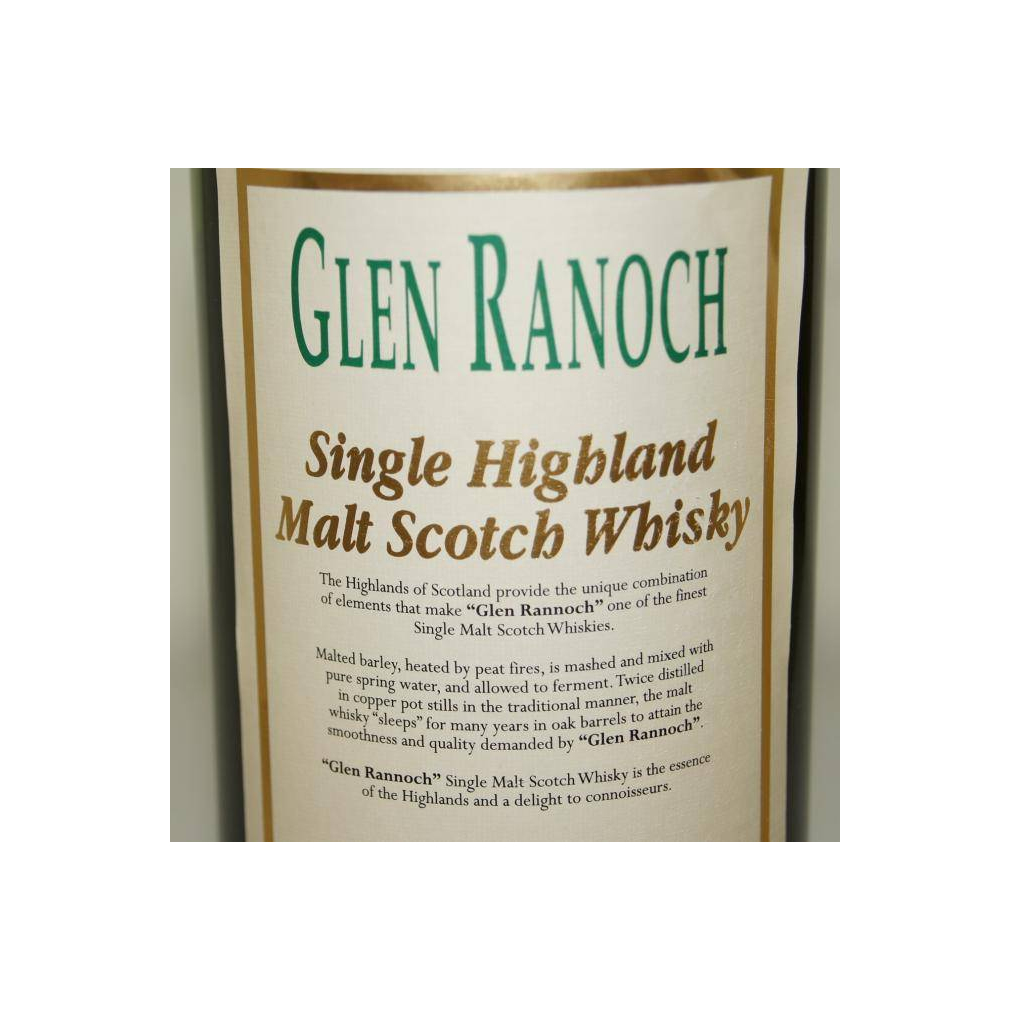 Glen Ranoch Special Reserve Single Malt Whisky