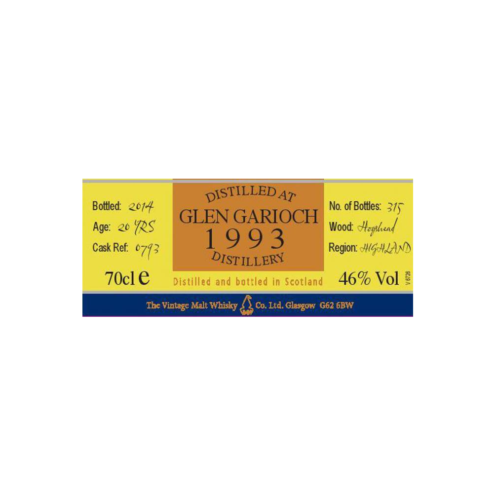 Glen Garioch The Cooper's Choice 1993 20 Years Single Malt Whisky