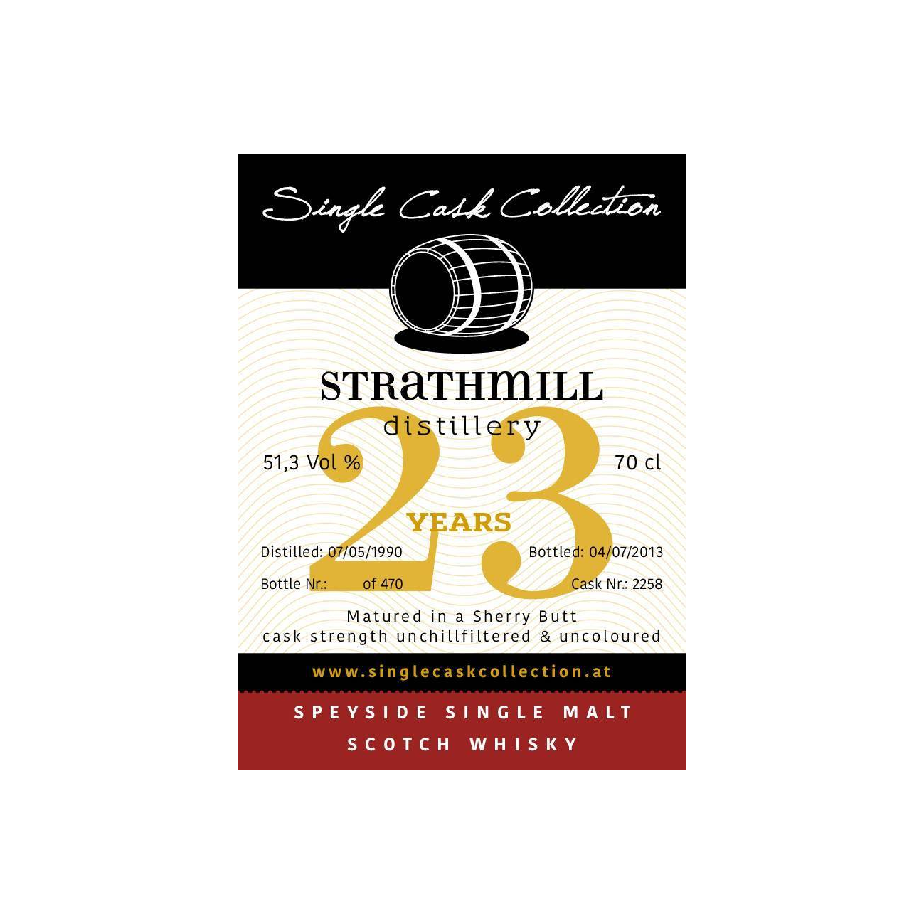 Strathmill 1990 23 Years Single Malt Whisky 2