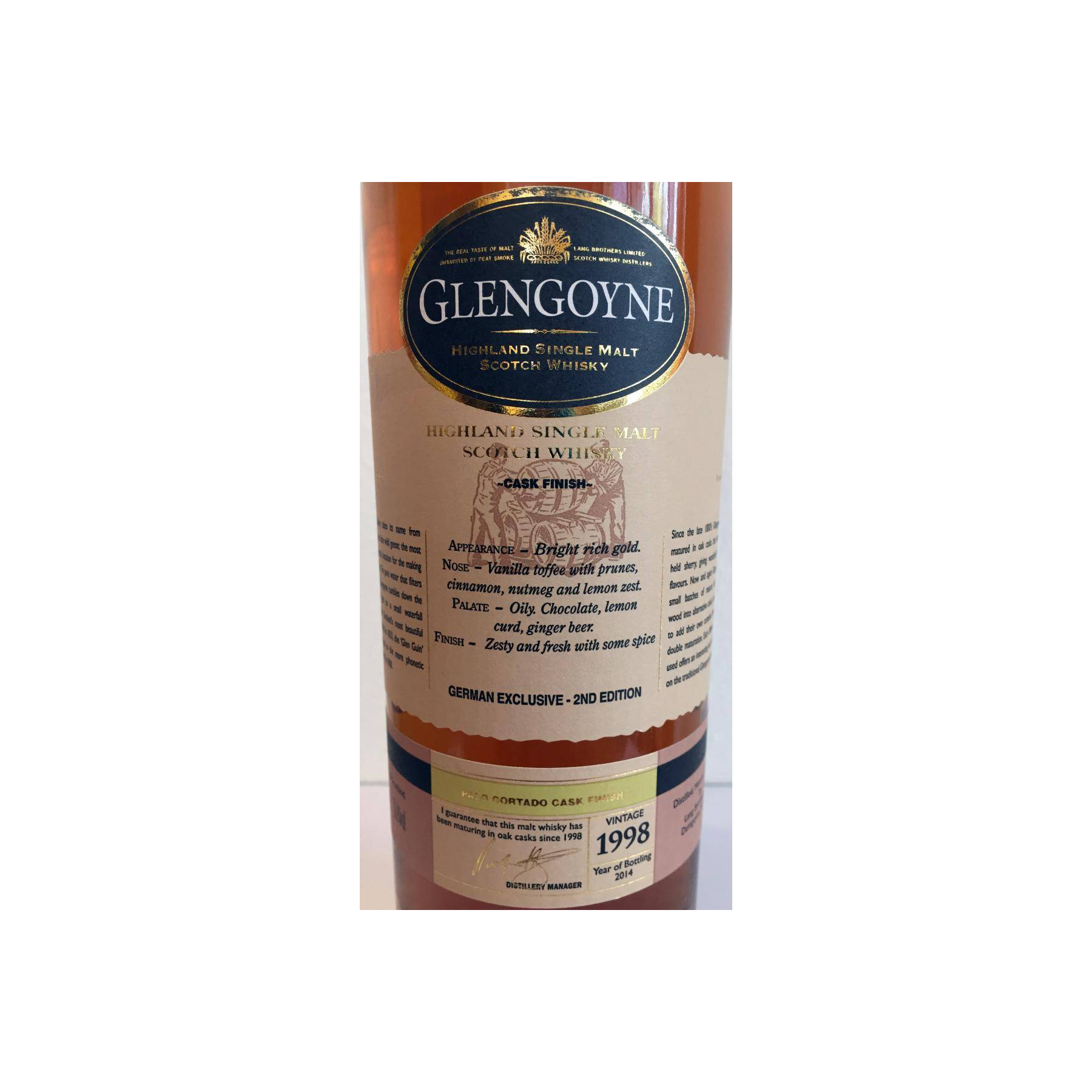 Glengoyne 1998 15 Years Single Malt Whisky 2