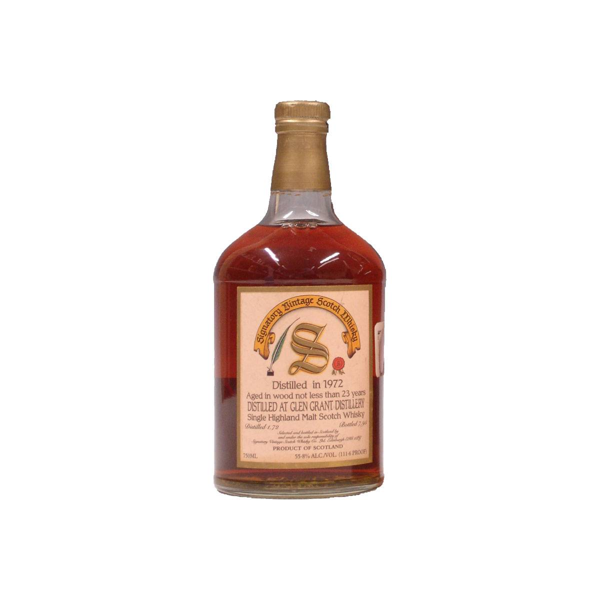 Glen Grant Vintage Collection - Dumpy 1972 23 Years Single Malt Whisky