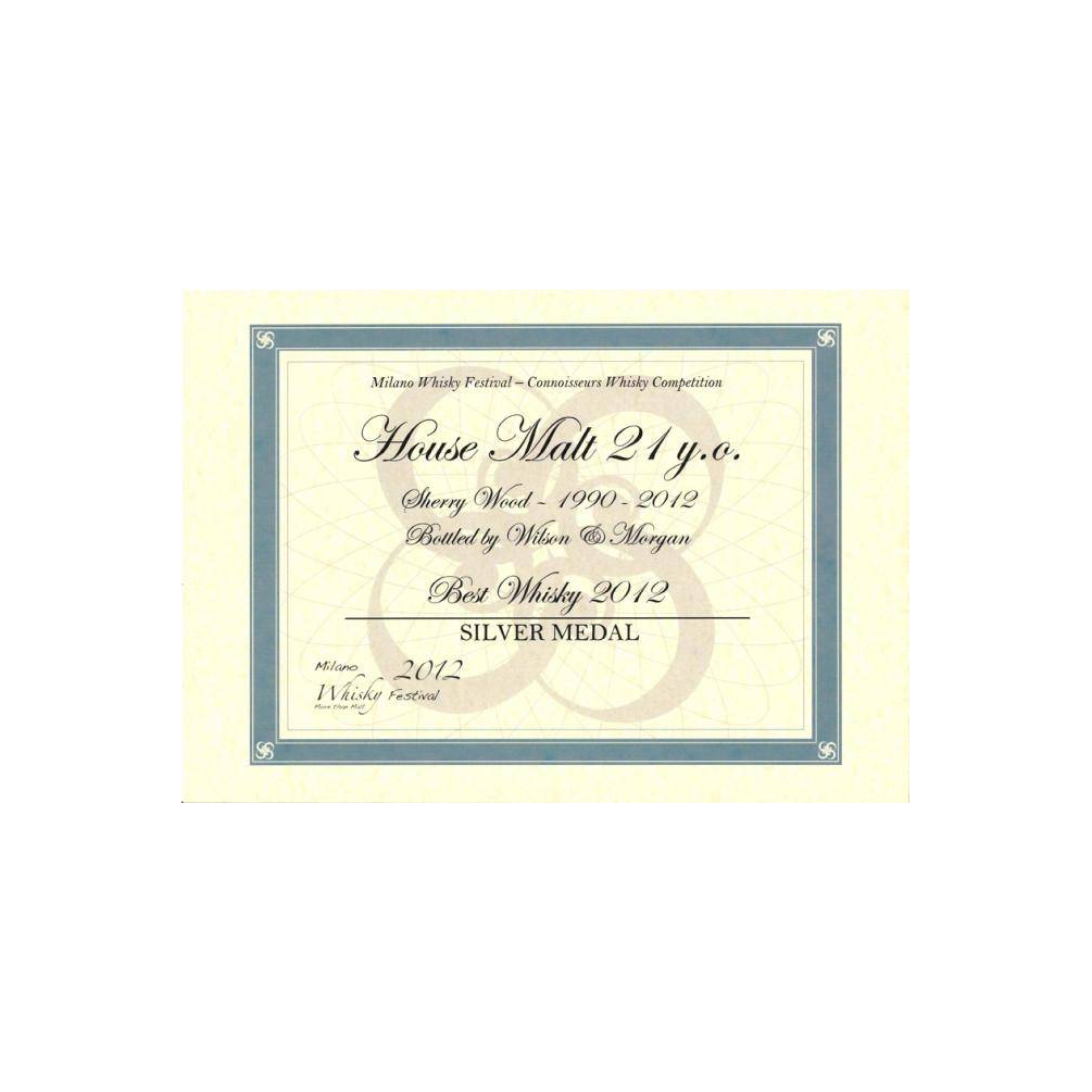 Wilson & Morgan Barrel Selection 1990 21 Years Single Malt Whisky 3