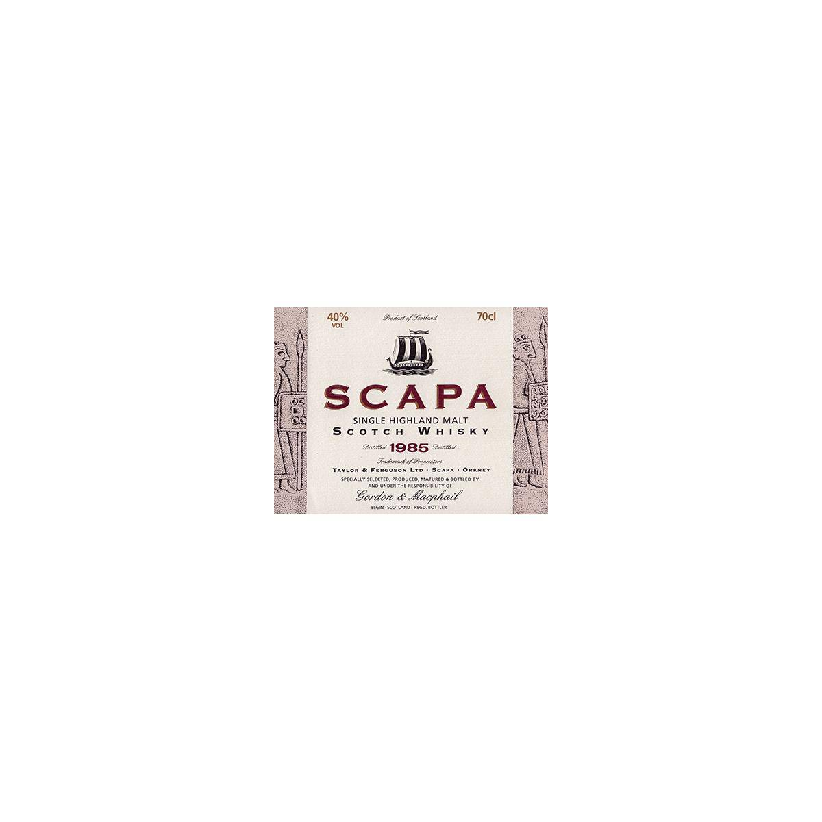 Scapa Licensed Bottling 1985 11 Years Single Malt Whisky 2