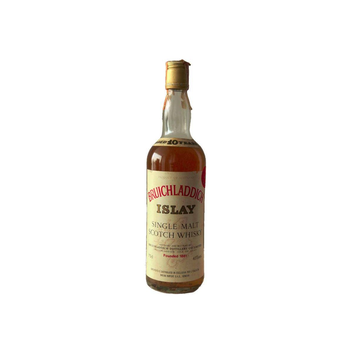 Bruichladdich 10 Years Single Malt Whisky