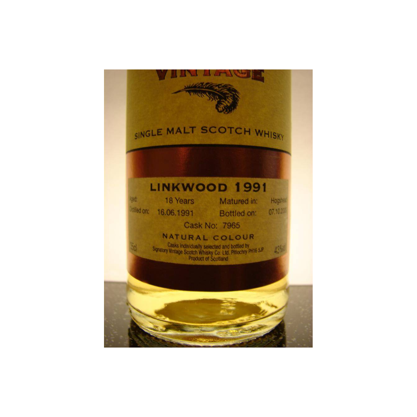 Linkwood Vintage Collection 1991 18 Years Single Malt Whisky 2