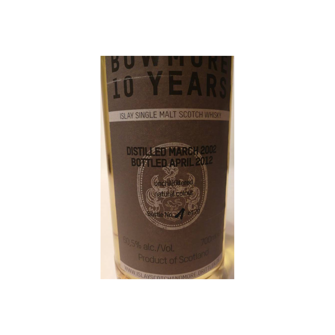 Bowmore 2002 10 Years Single Malt Whisky 2