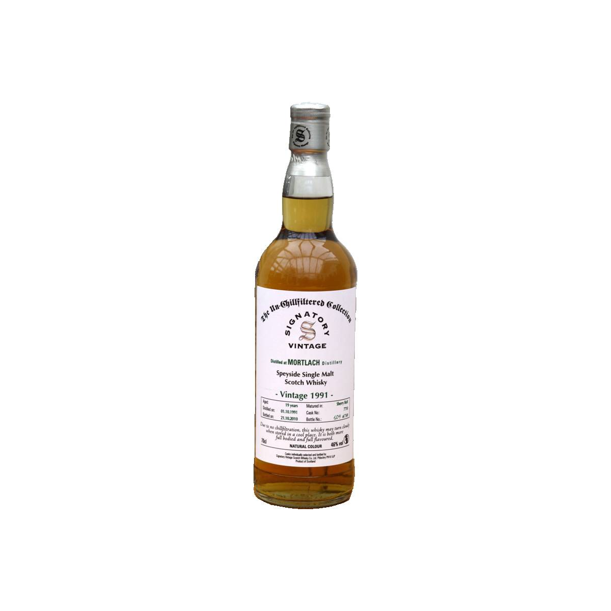 Mortlach The Un-Chillfiltered Collection 1991 19 Years Single Malt Whisky