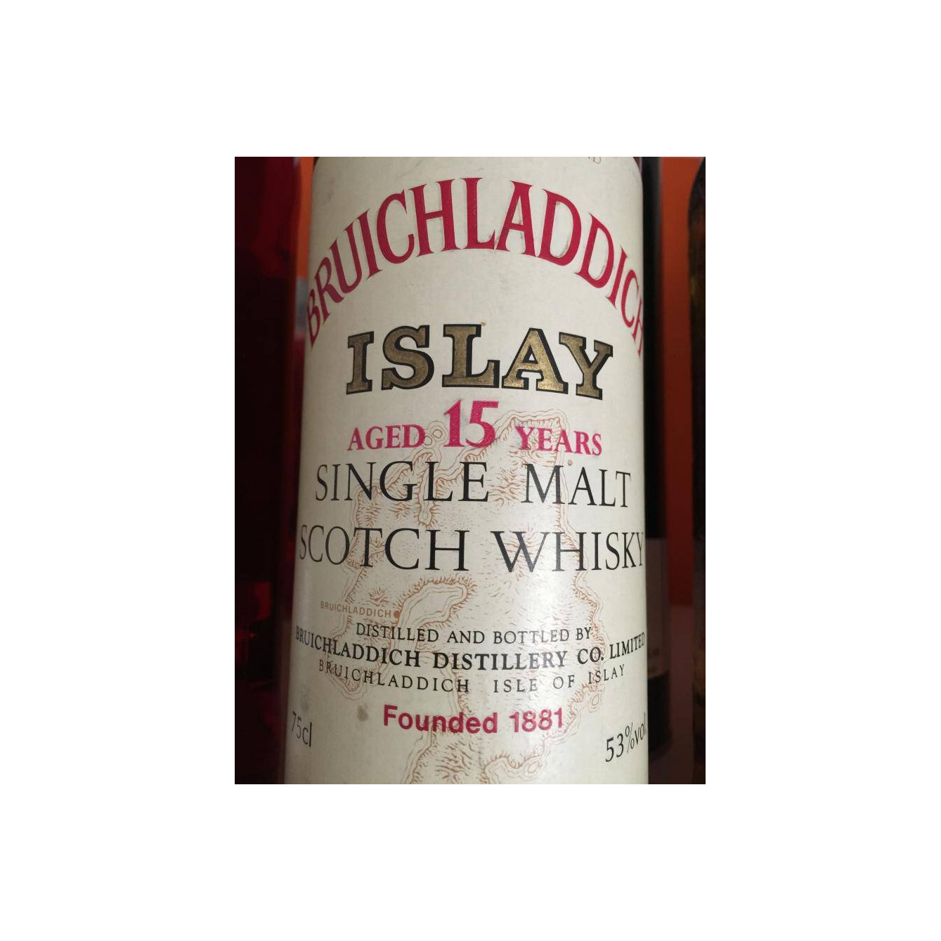 Bruichladdich 15 Years Single Malt Whisky