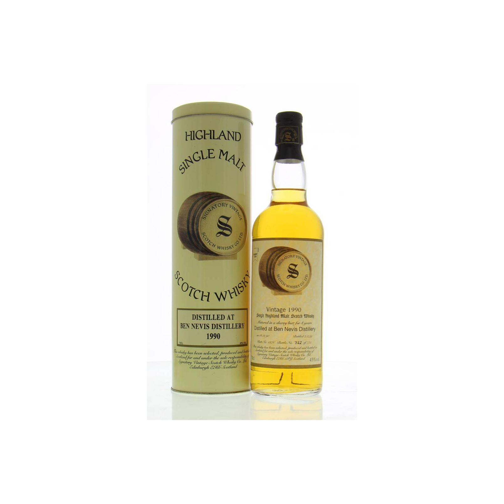 Ben Nevis Vintage Collection 1990 8 Years Single Malt Whisky 2