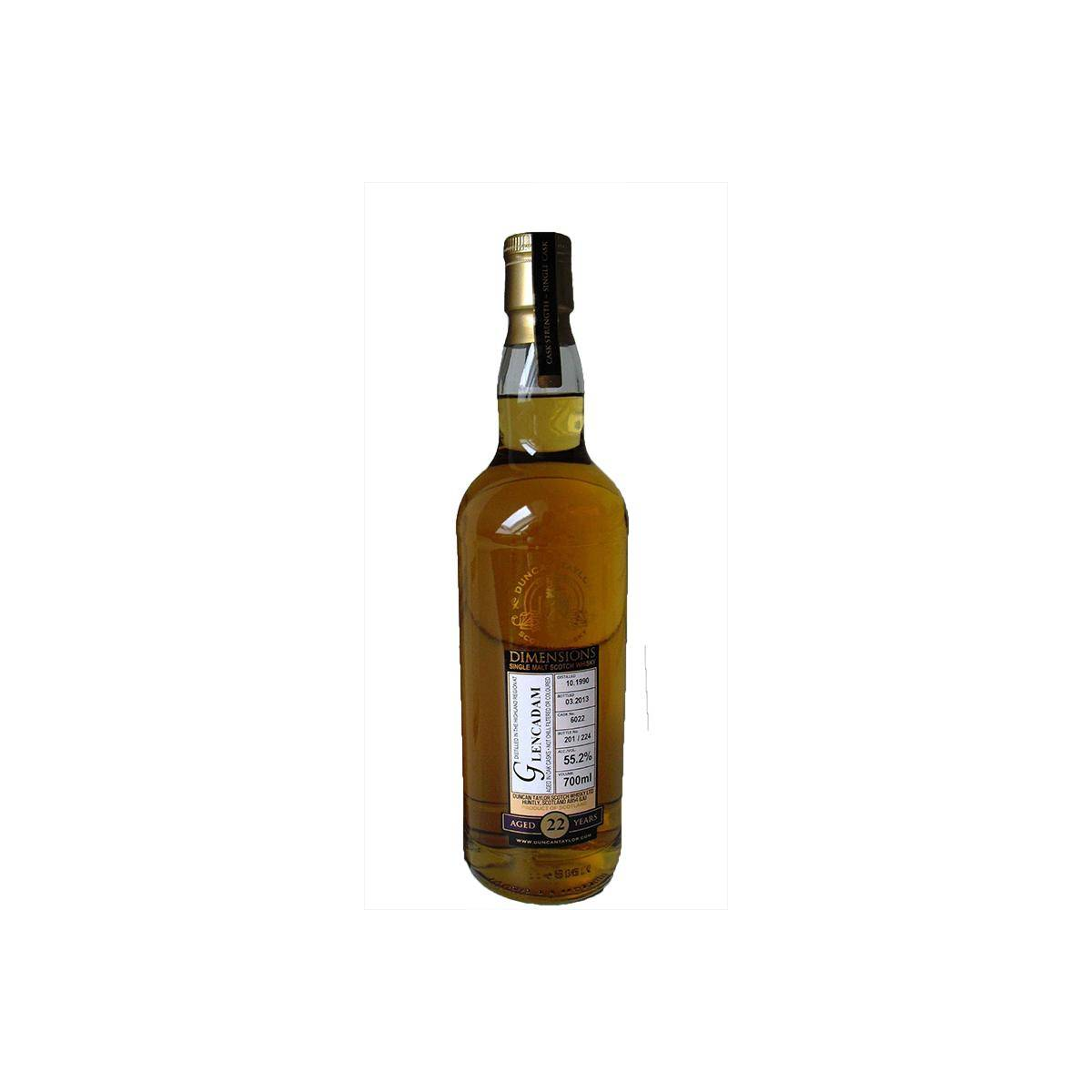 Glencadam Dimensions 1990 22 Years Single Malt Whisky