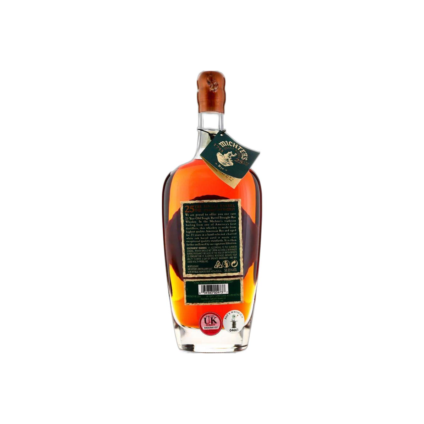 Michter's 25 Years Rye Whisky 2