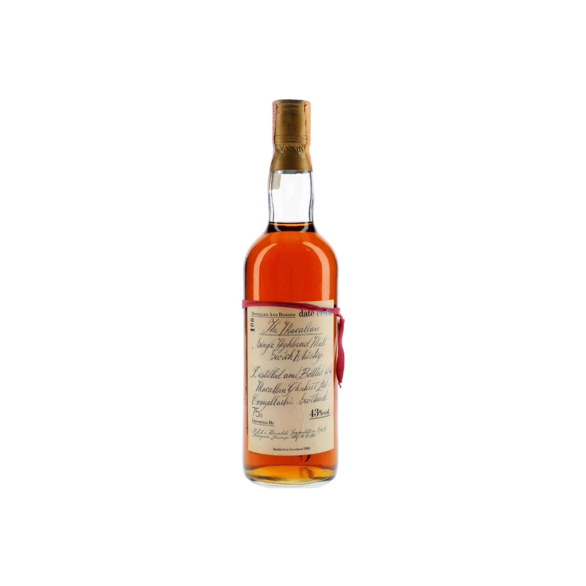 The Macallan 1940 41 Years Single Malt Whisky