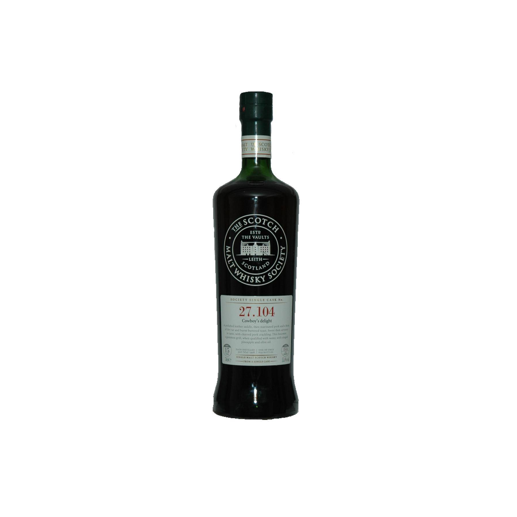 The Scotch Malt Whisky Society 1998 15 Years Single Malt Whisky