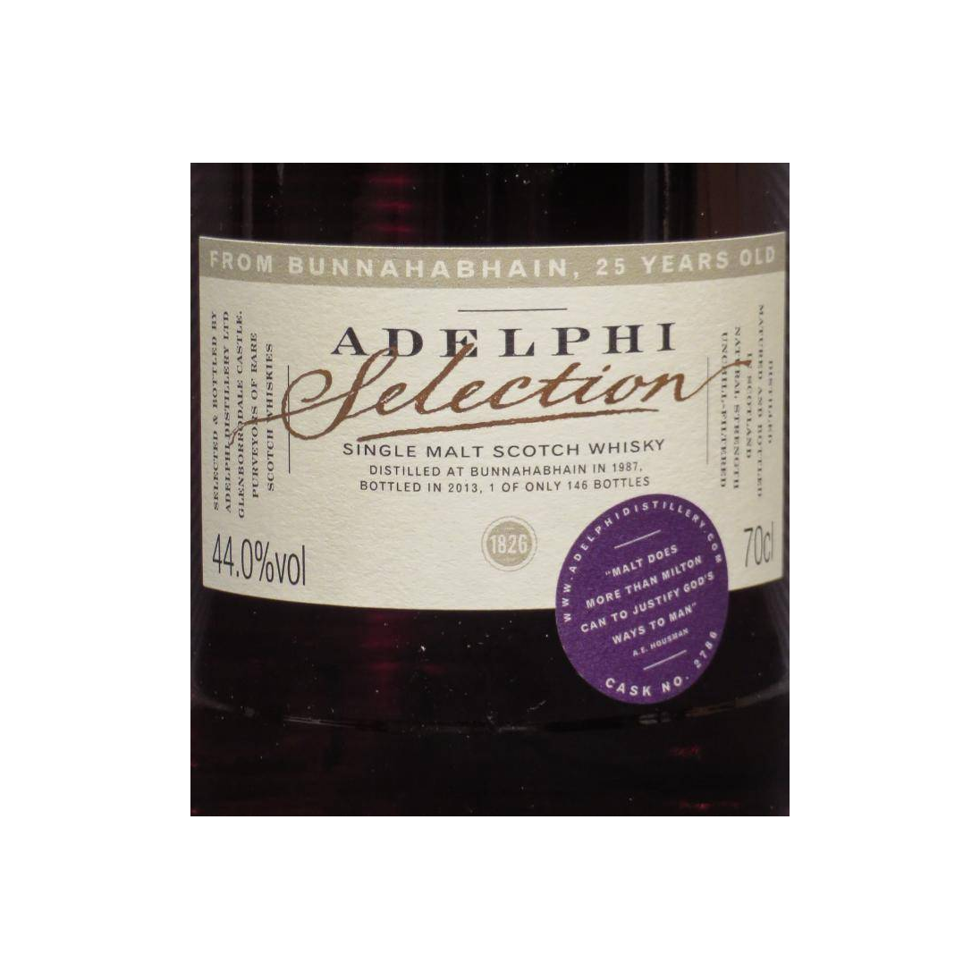 Bunnahabhain Limited Edition 1987 25 Years Single Malt Whisky 2