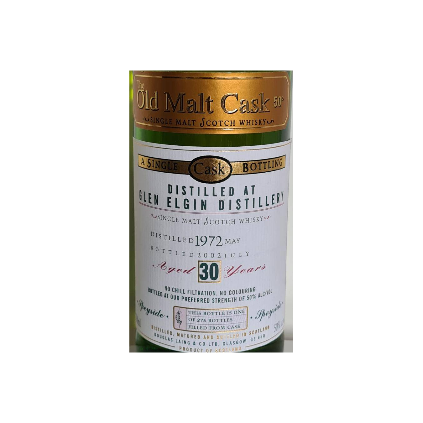 Glen Elgin Old Malt Cask 1972 30 Years Single Malt Whisky 2