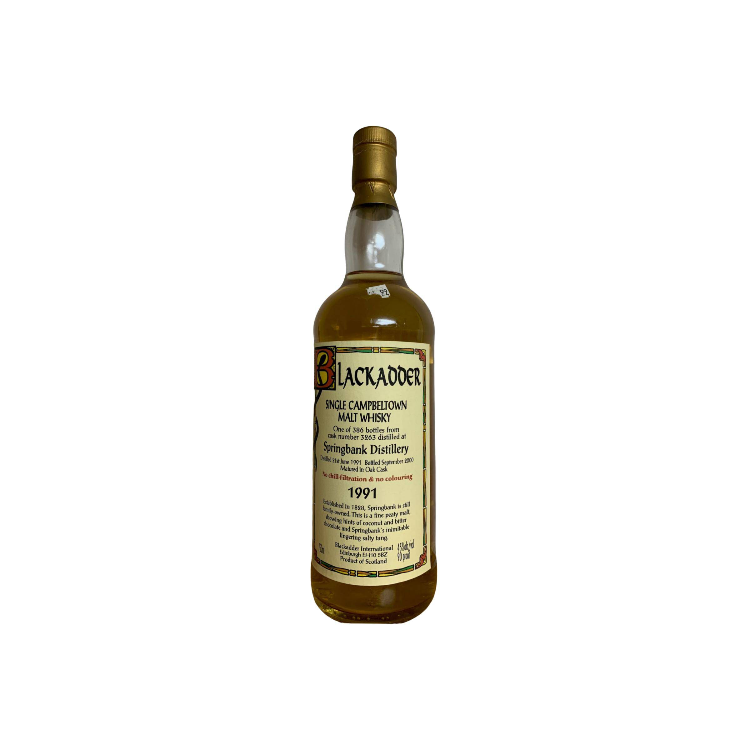 Springbank 1991 9 Years Single Malt Whisky
