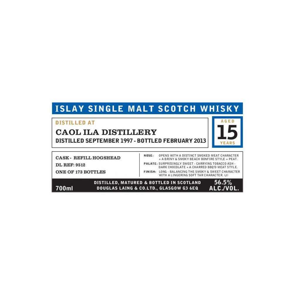 Caol Ila Old Malt Cask 1996 16 Years Single Malt Whisky