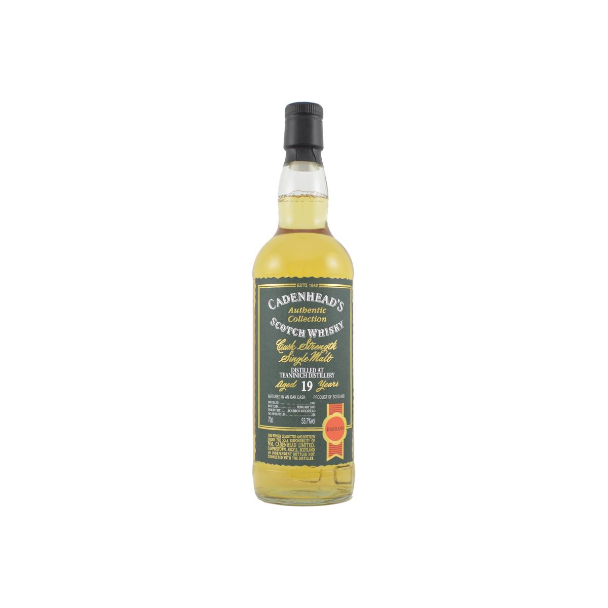 Teaninich Authentic Collection 1993 19 Years Single Malt Whisky