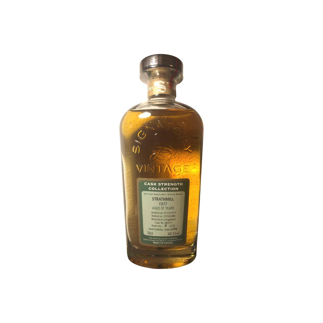 Strathmill Cask Strength Collection 1977 31 Years Single Malt Whisky