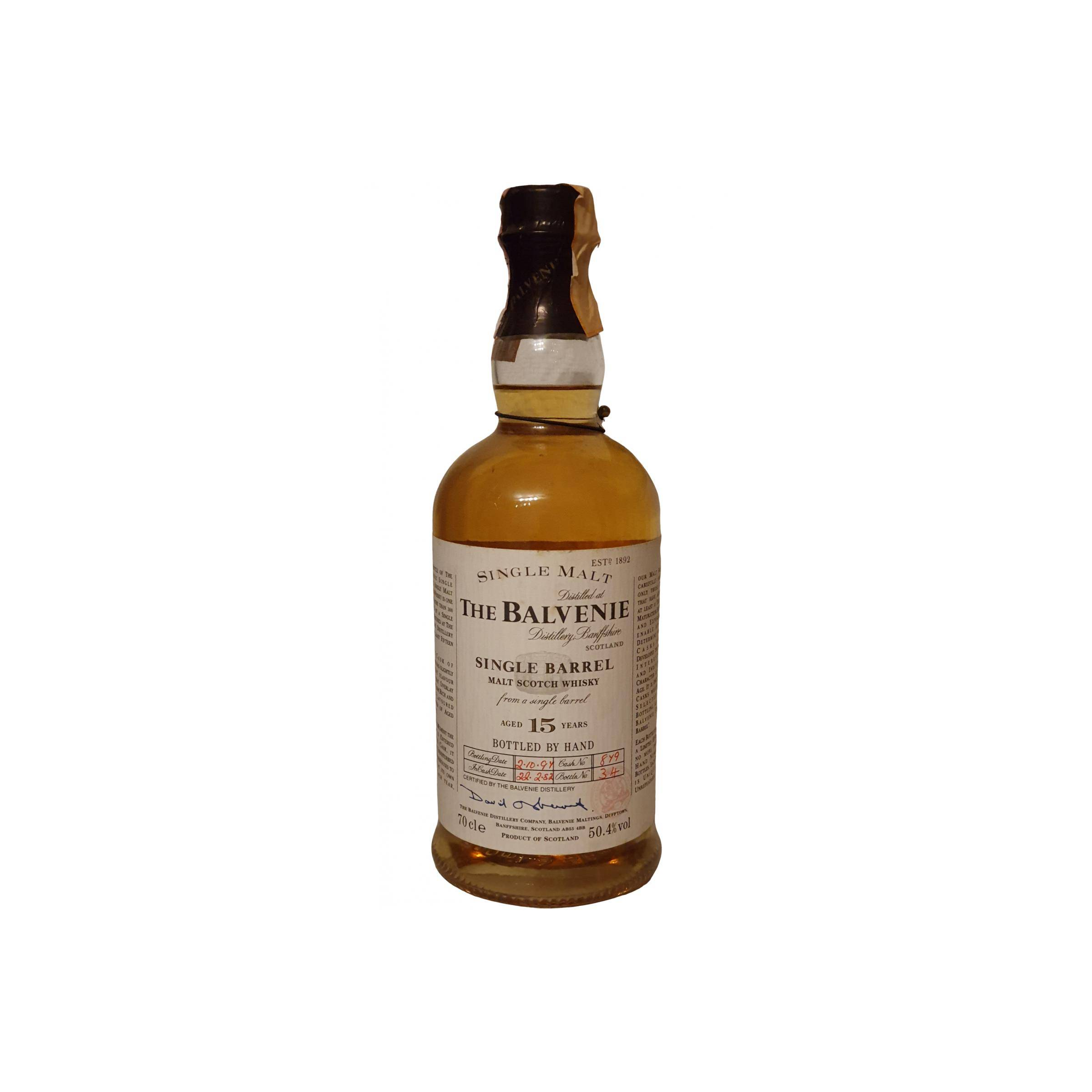The Balvenie Single Cask 1982 15 Years Single Malt Whisky