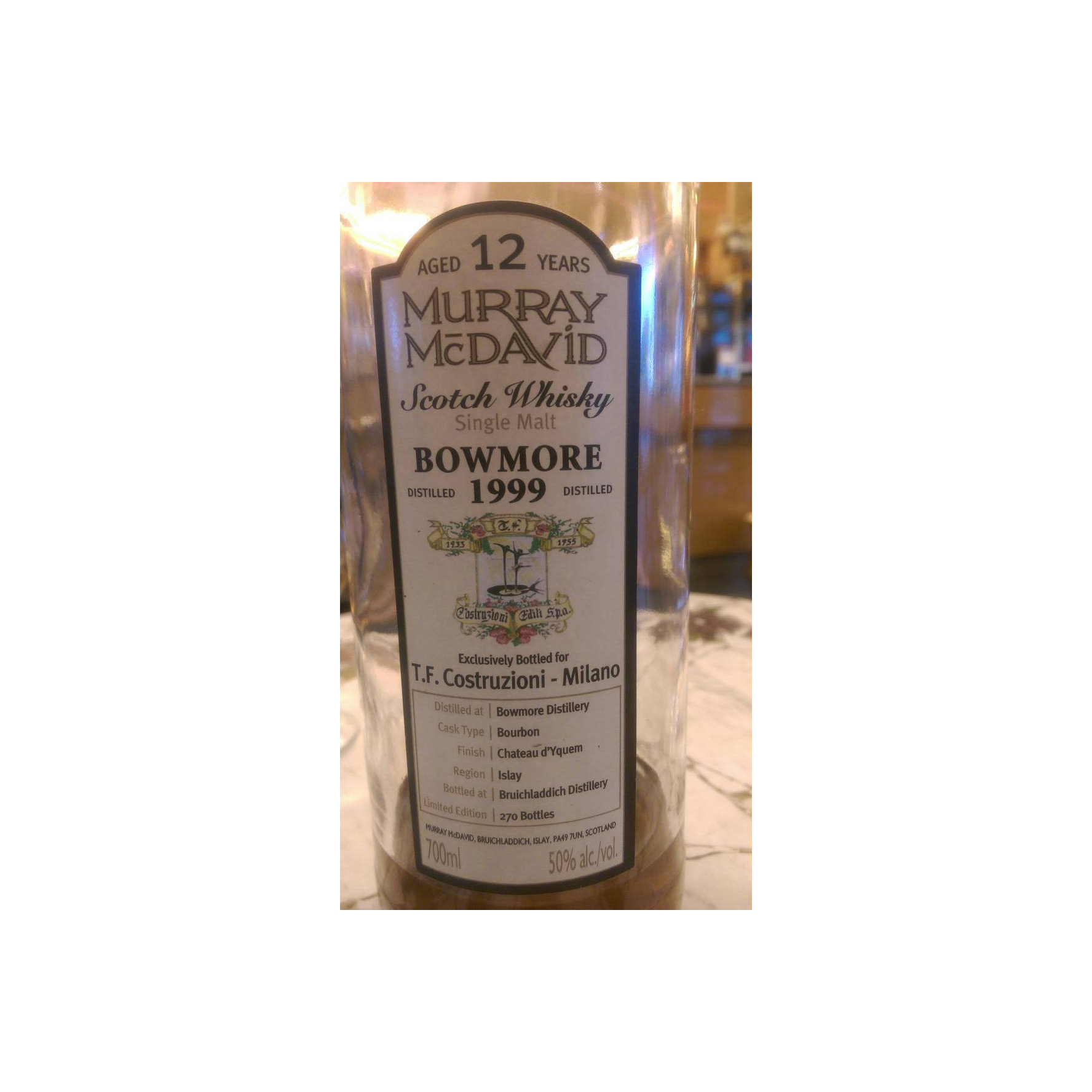 Bowmore 1999 12 Years Single Malt Whisky