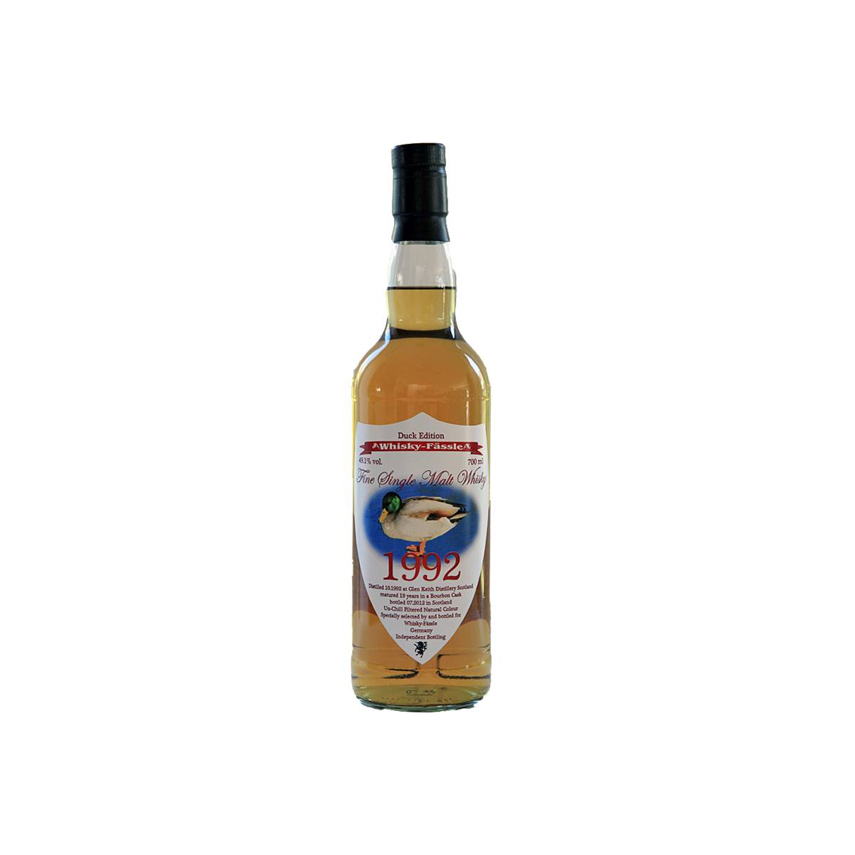 Glen Keith Limited Edition 1992 19 Years Single Malt Whisky