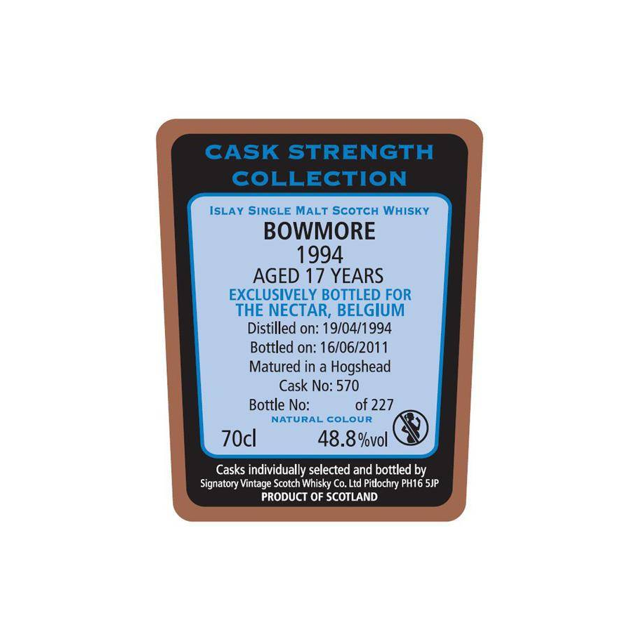 Bowmore Cask Strength Collection 1994 17 Years Single Malt Whisky