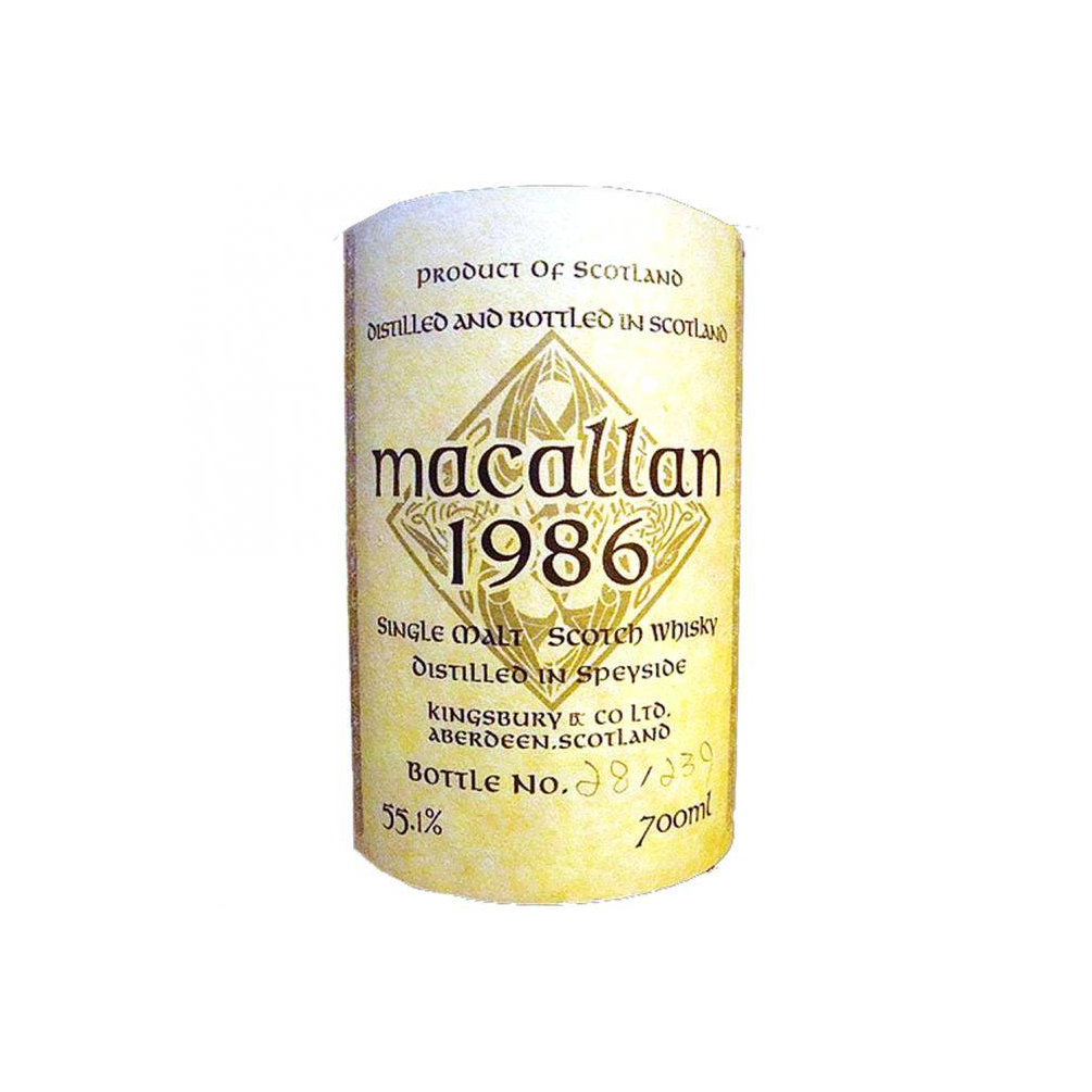 The Macallan 1986 20 Years Single Malt Whisky