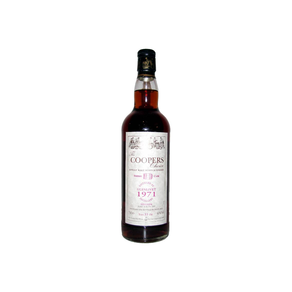 The Glenlivet The Cooper's Choice 1971 33 Years Single Malt Whisky