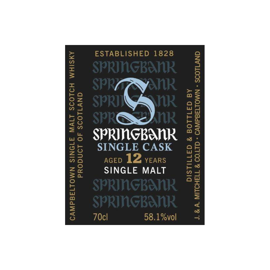 Springbank Single Cask 2000 12 Years Single Malt Whisky 2
