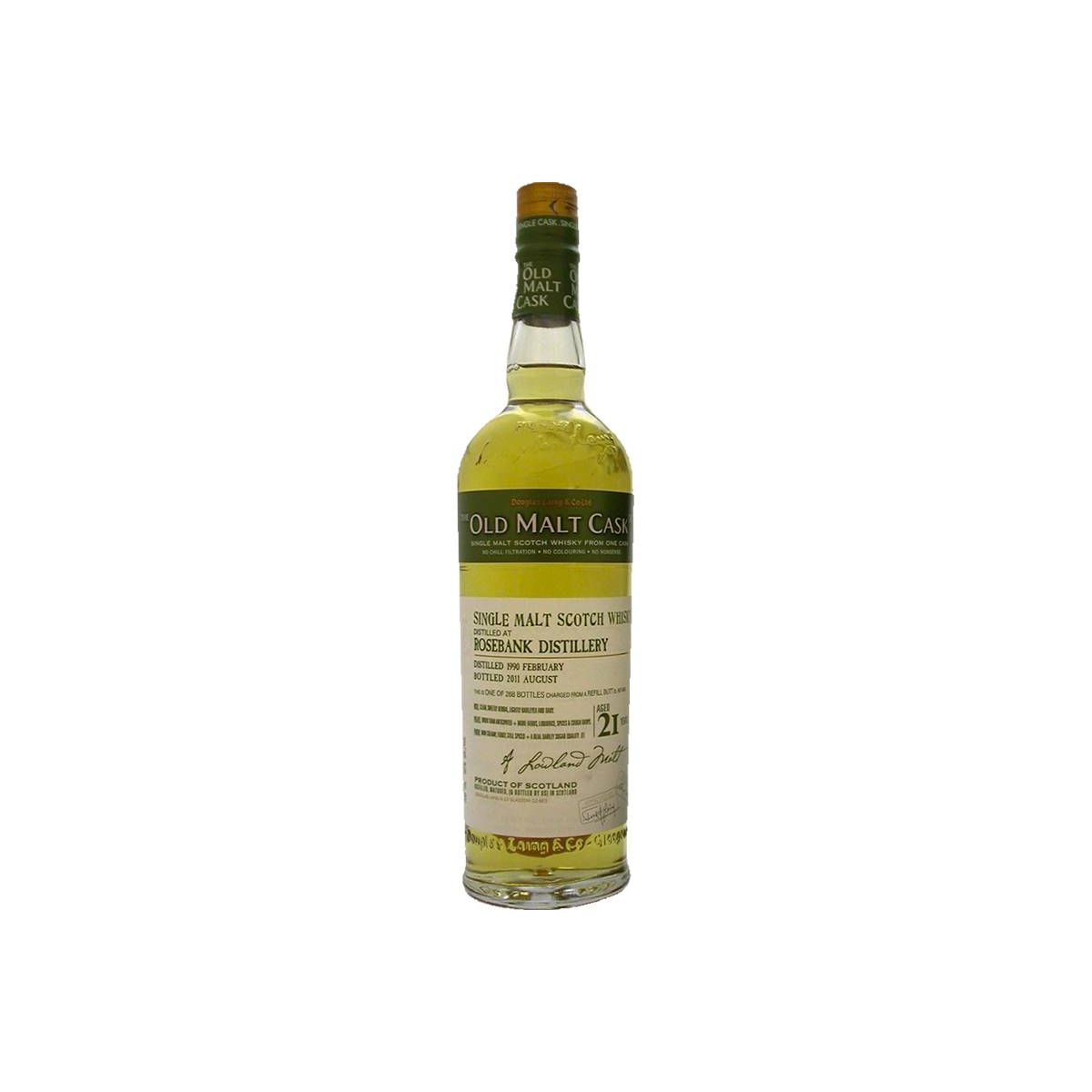 Rosebank Old Malt Cask 1990 21 Years Single Malt Whisky 2