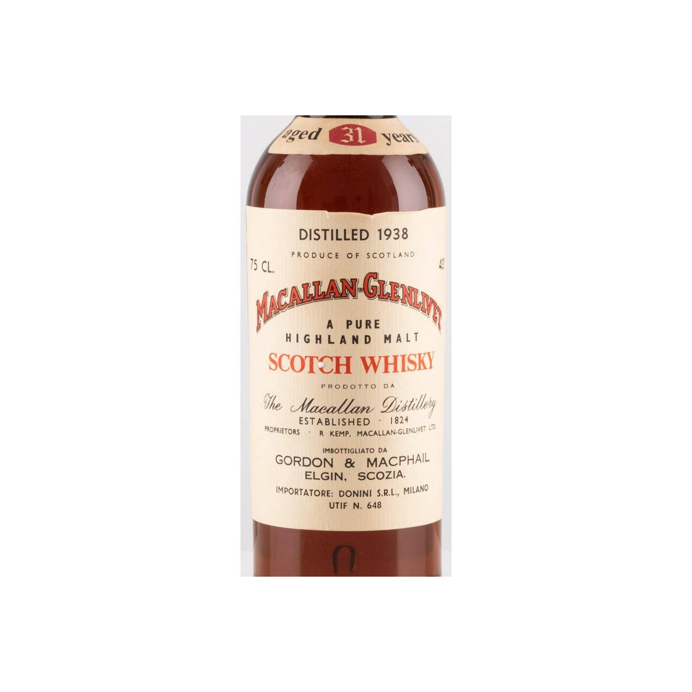 The Macallan 1938 31 Years Single Malt Whisky 2
