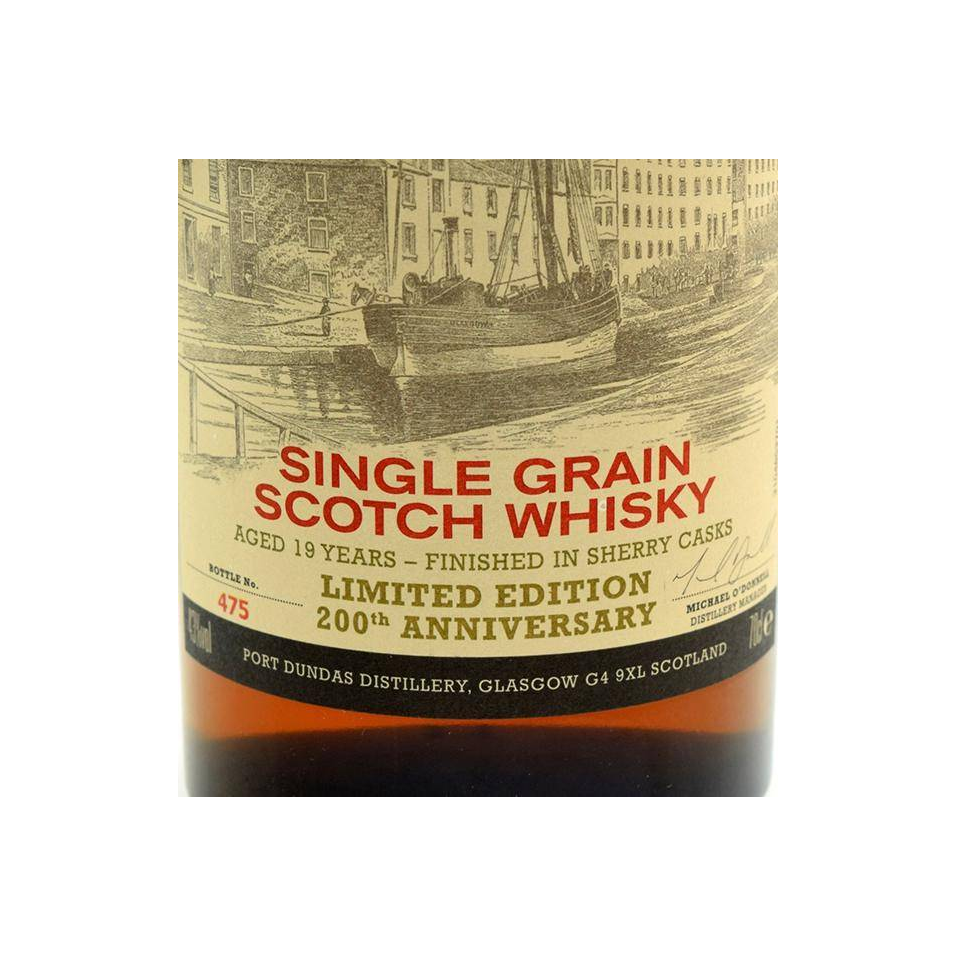 Port Dundas 19 Years Single Grain Whisky 2