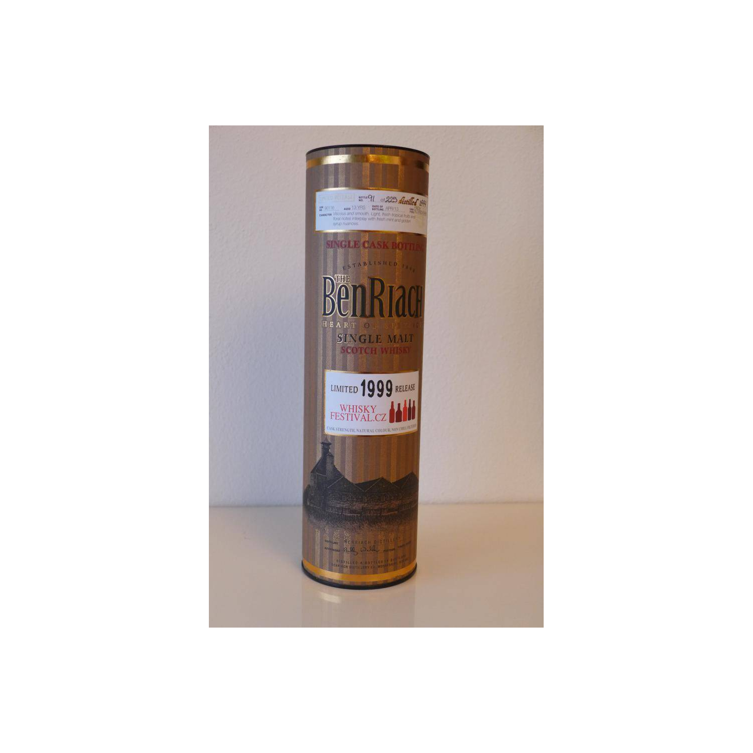 BenRiach Individual Cask Bottling 1999 13 Years Single Malt Whisky 2