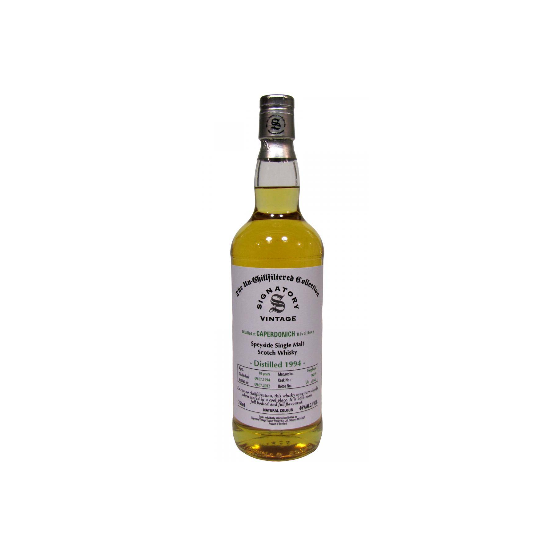 Caperdonich The Un-Chillfiltered Collection 1994 18 Years Single Malt Whisky