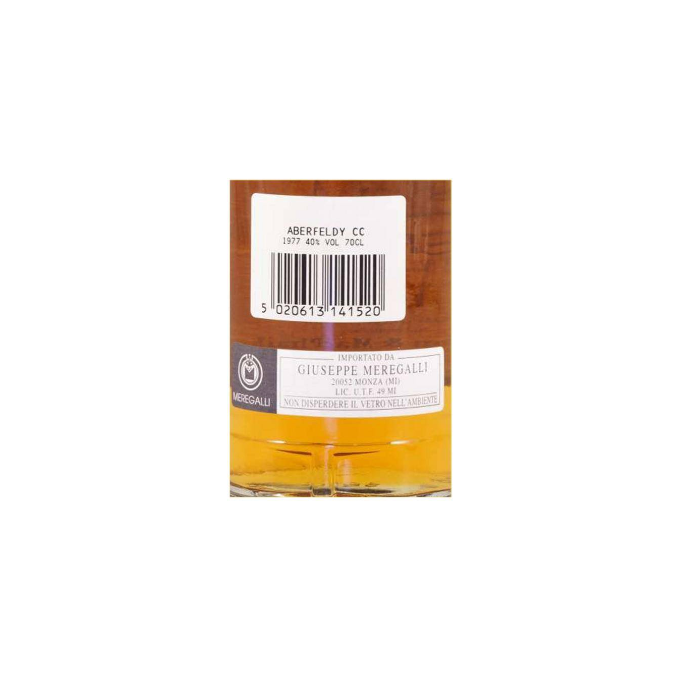 Aberfeldy Connoisseurs Choice 1977 20 Years Single Malt Whisky 2